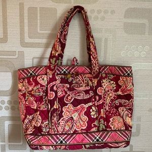 Vera Bradley Piccadilly Plum Toggle Tote